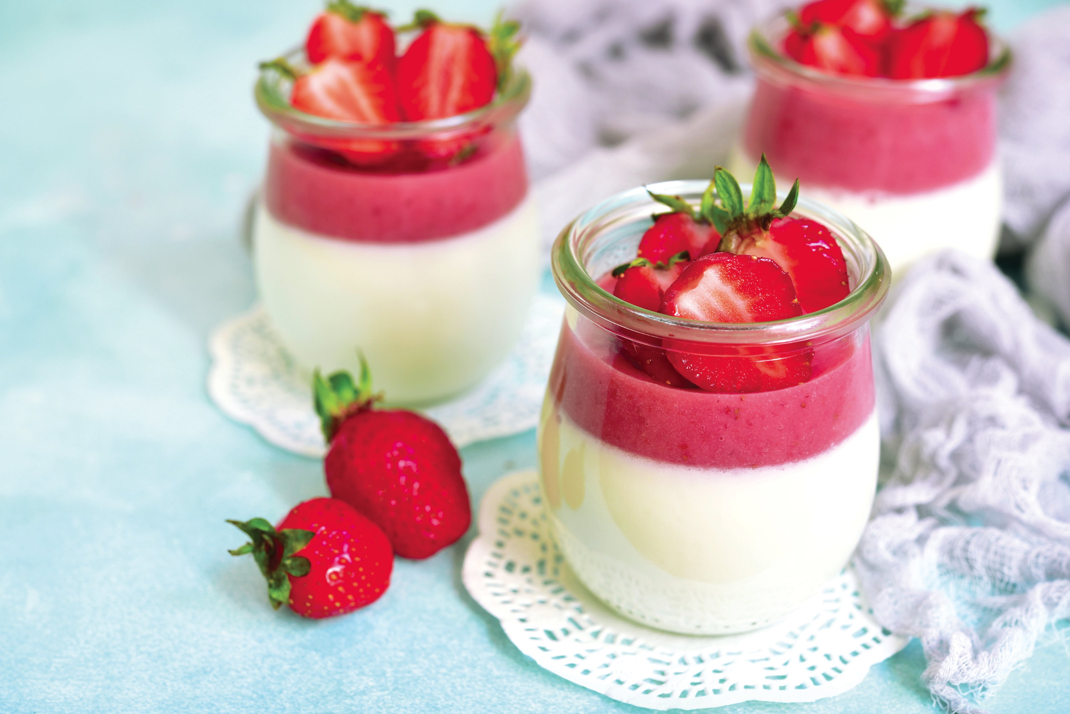 Recette panna cotta fraise