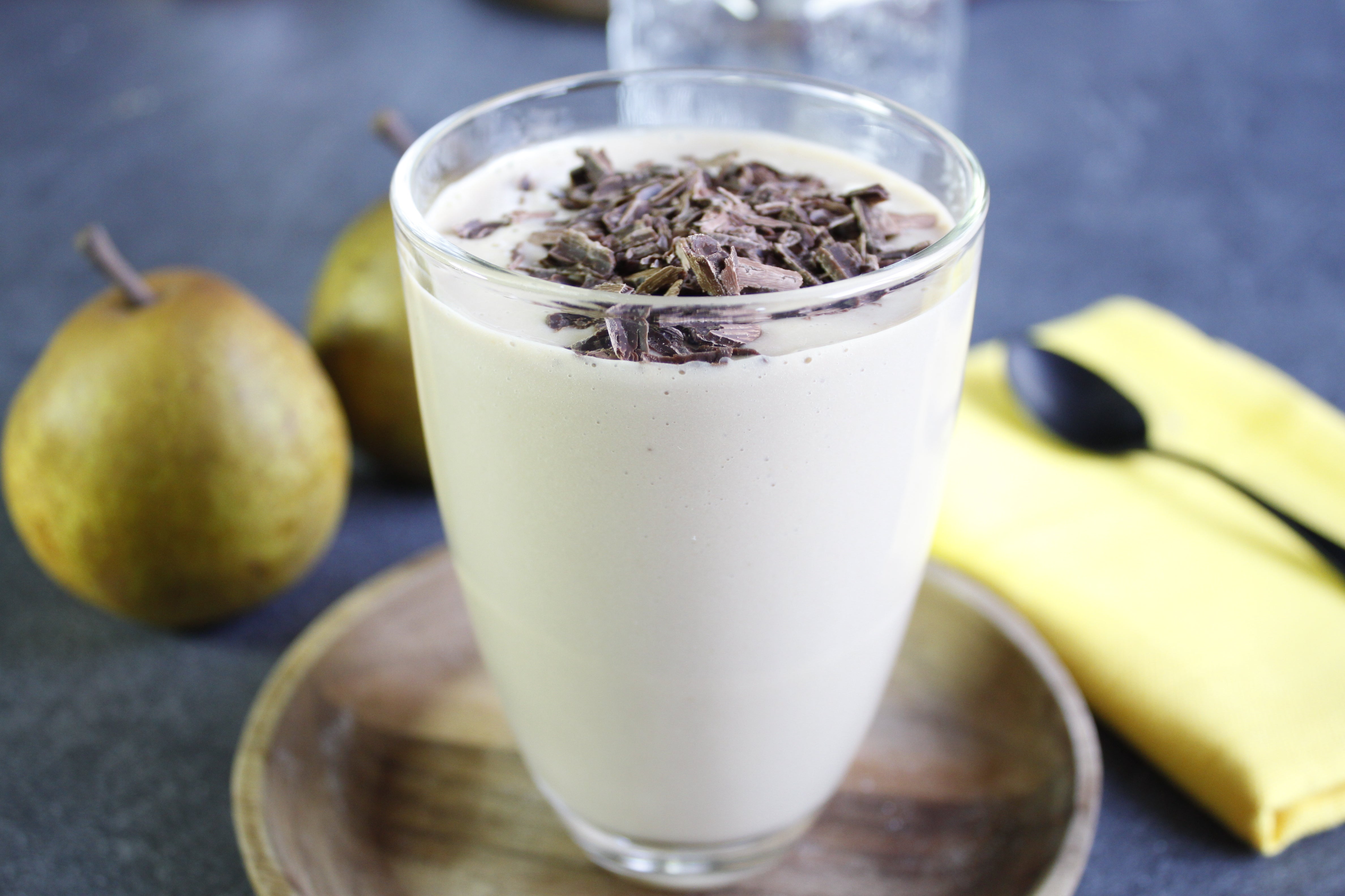 Smoothie poire (saveur café)