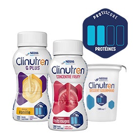 LES PRODUITS CLINUTREN® PROTISCORE : 2 BARRES