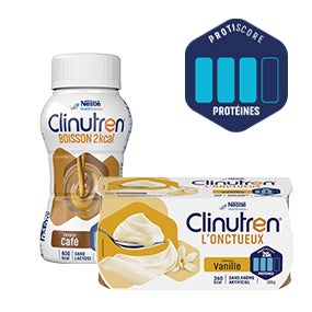 LES PRODUITS CLINUTREN® PROTISCORE : 3 BARRES