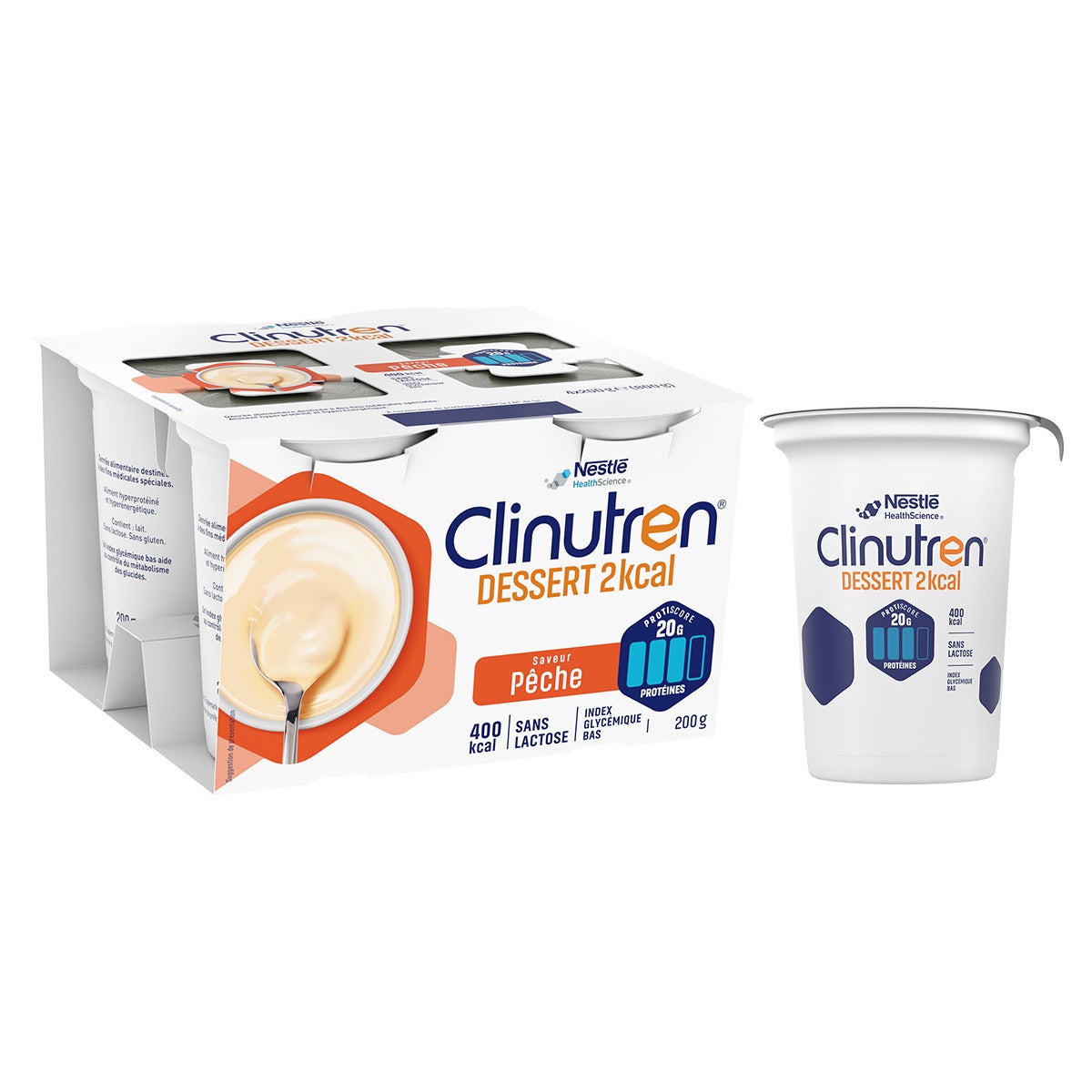 Clinutren Dessert HP/HC+ 2kcal : Pack et Pot