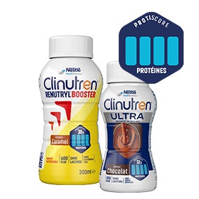 LES PRODUITS CLINUTREN® PROTISCORE : 4 BARRES