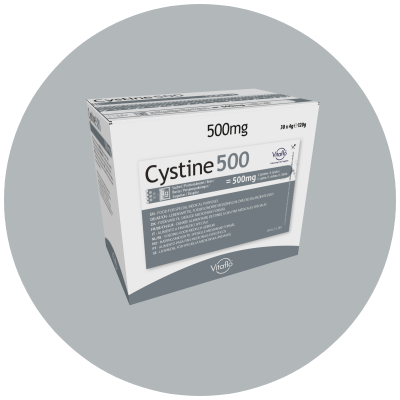 Produit à base de cystine