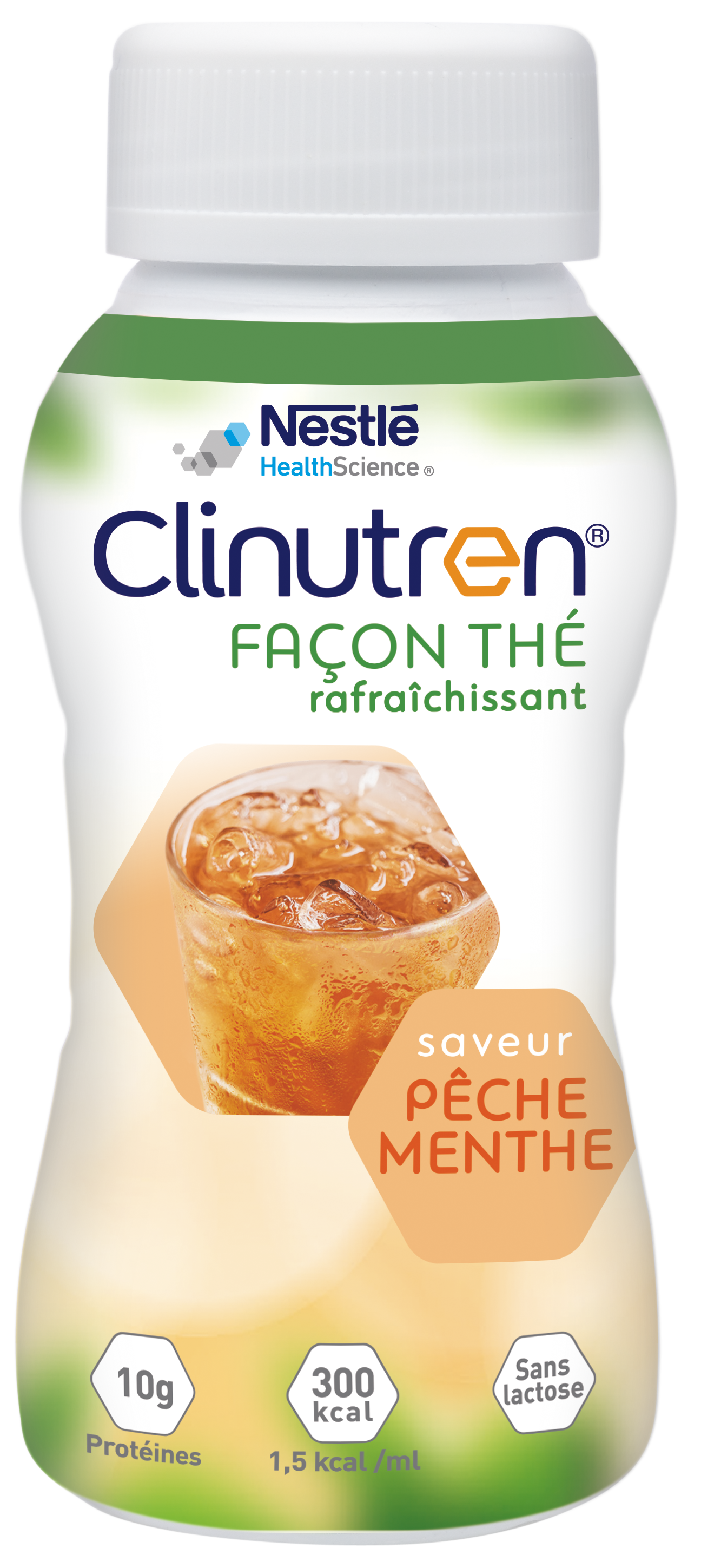 clinutren façon thé saveur pêche menthe