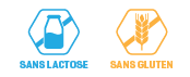 Pictos sans lactose gluten