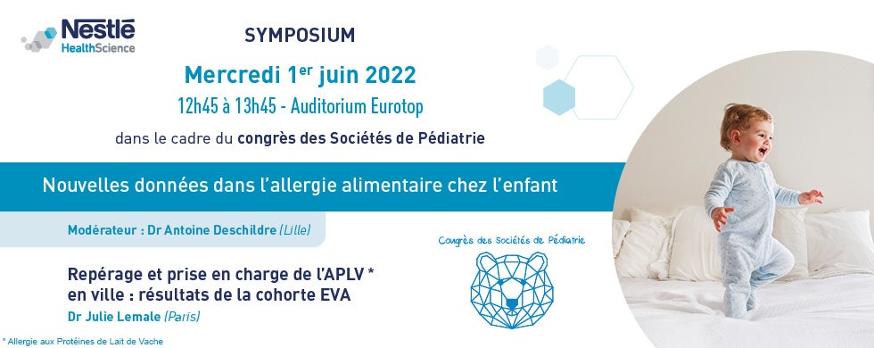 symposium congrès des sociétés de pédiatrie