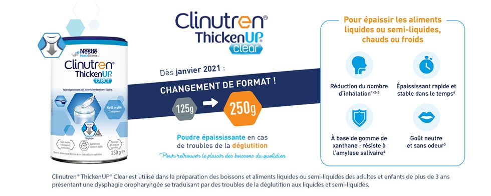 Bannière Clinutren ThickenUP Clear nouveau format