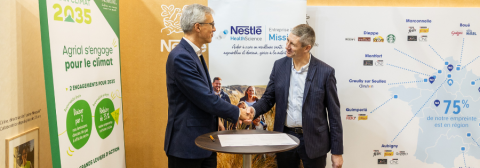 Signature Partenariat Agrial et NHS France