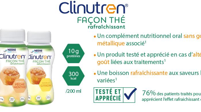 Bannière Clinutren façon thé | Nestlé Health Science