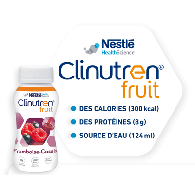 Produit Clinutren prévenir la dénutrition et déshydratation